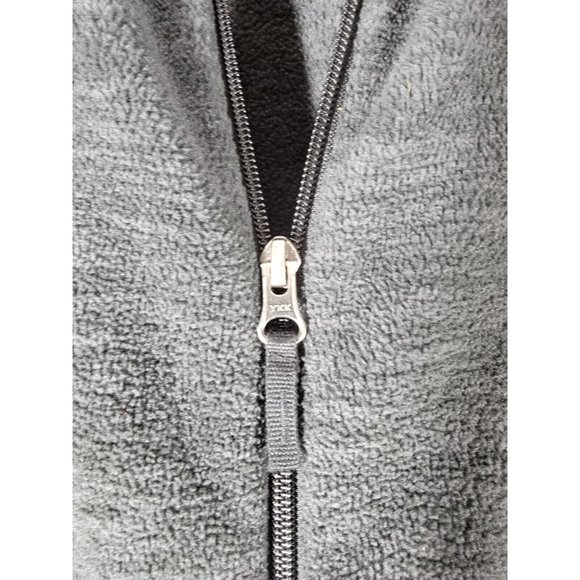Uniqlo Womens Fleece Jacket Coat Black Full Zip Up Mock Neck Small S‎ - Picture 3 of 7